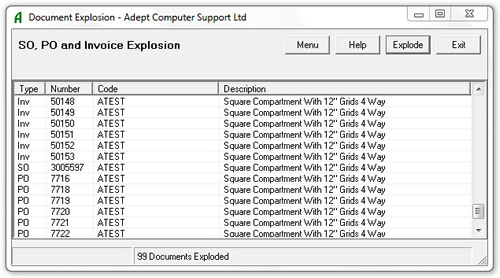 Adept Sage 50 Document Explosion Online