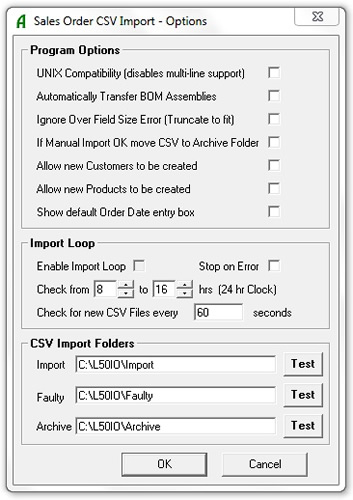 Adept Sage 50 Sales Order CSV Import Online