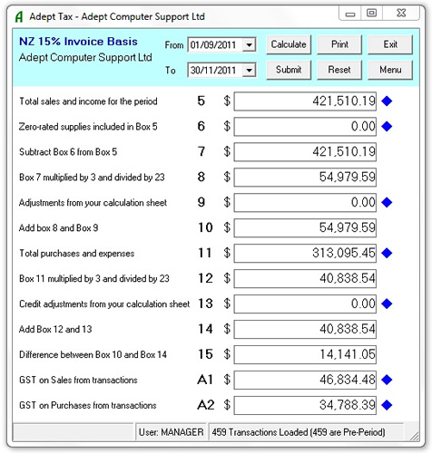 Adept Tax Online